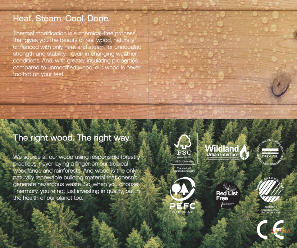 thermory thermally modified sustainable wood